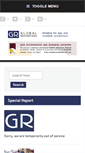 Mobile Screenshot of globalreportersnews.com